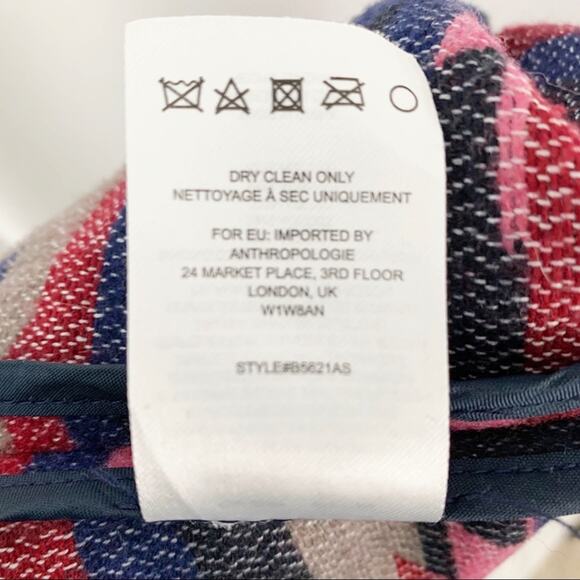 Anthropologie Tabitha Leona Aztec Wrap Coat S - Picture 6 of 10